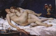 Gustave Courbet Sleep Sweden oil painting artist